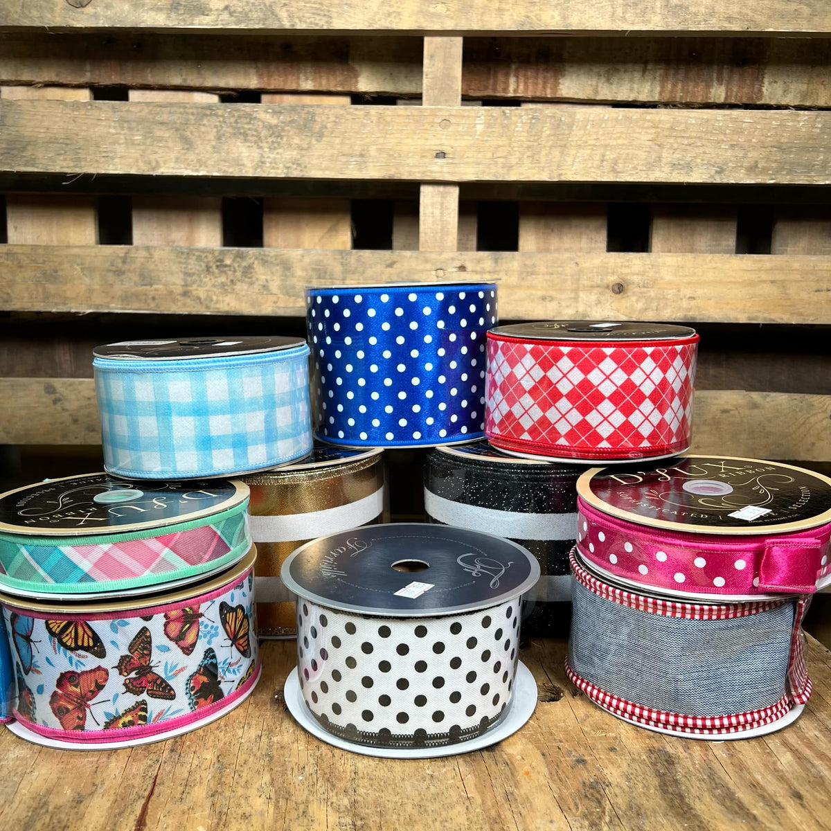 Craft Ribbon With Pattern All Designer Ribbons – MB Crafts