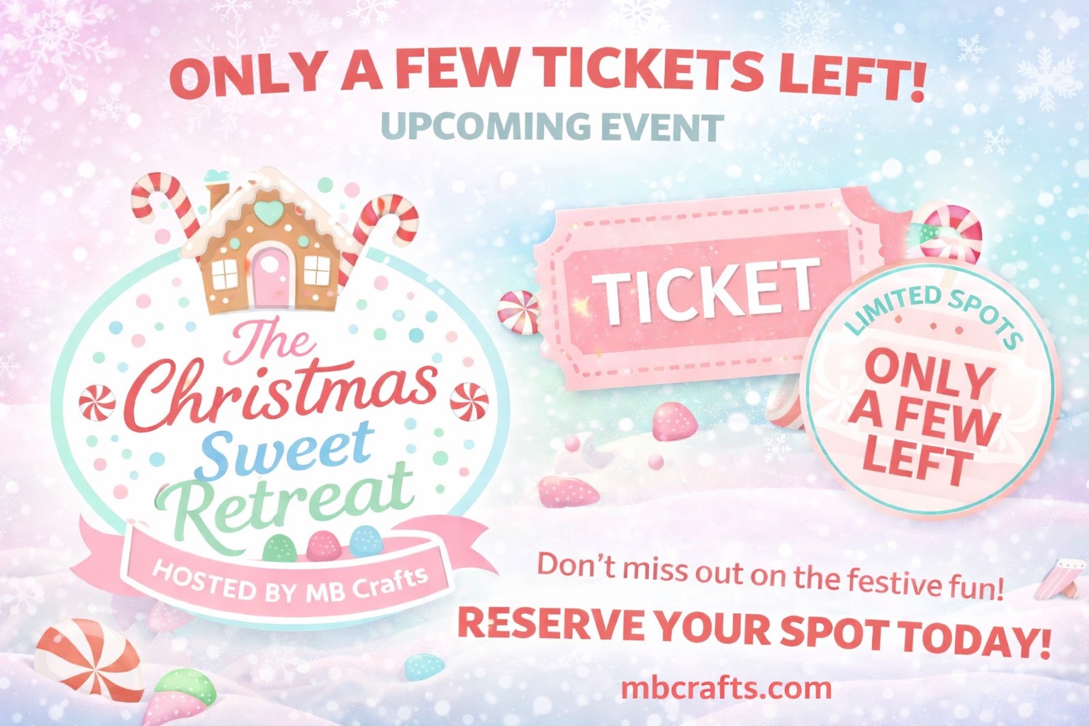 Christmas Sweet Retreat - In Person Event - September 3rd-5th, 2026 in Belgium WI