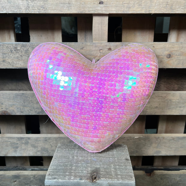 11" Shimmer Pink Heart - 63832PK
