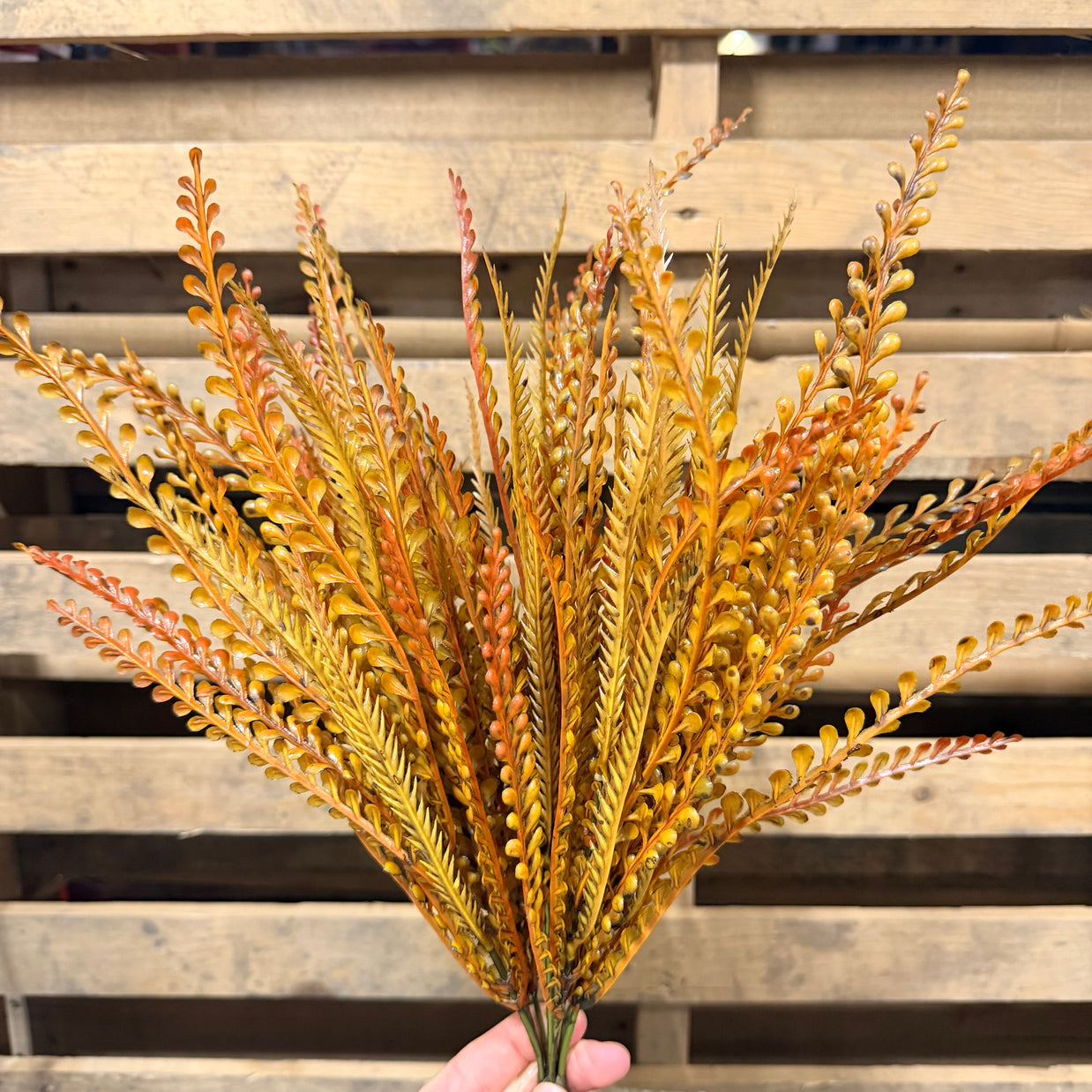 19"  Fall Beaded Grass Bush - FG679549