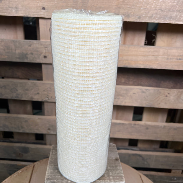 10" x 10Y cream fabric mesh - RY831283