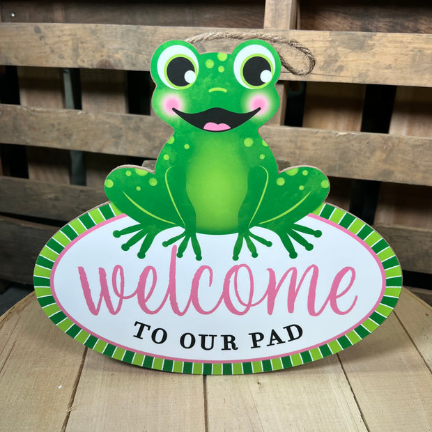 12” Welcome to our pad sign - AP7106