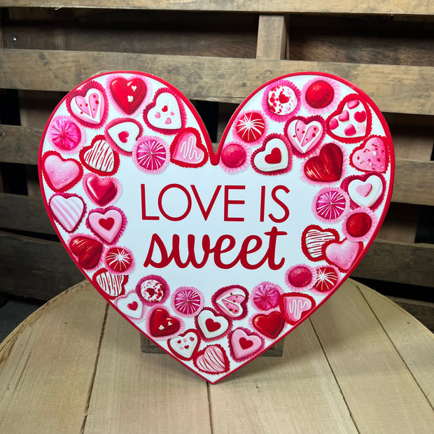 12”  Love is sweet sign - AP7385