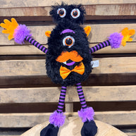 15.25 Plush monster with bowtie wreath attachment - HH403966