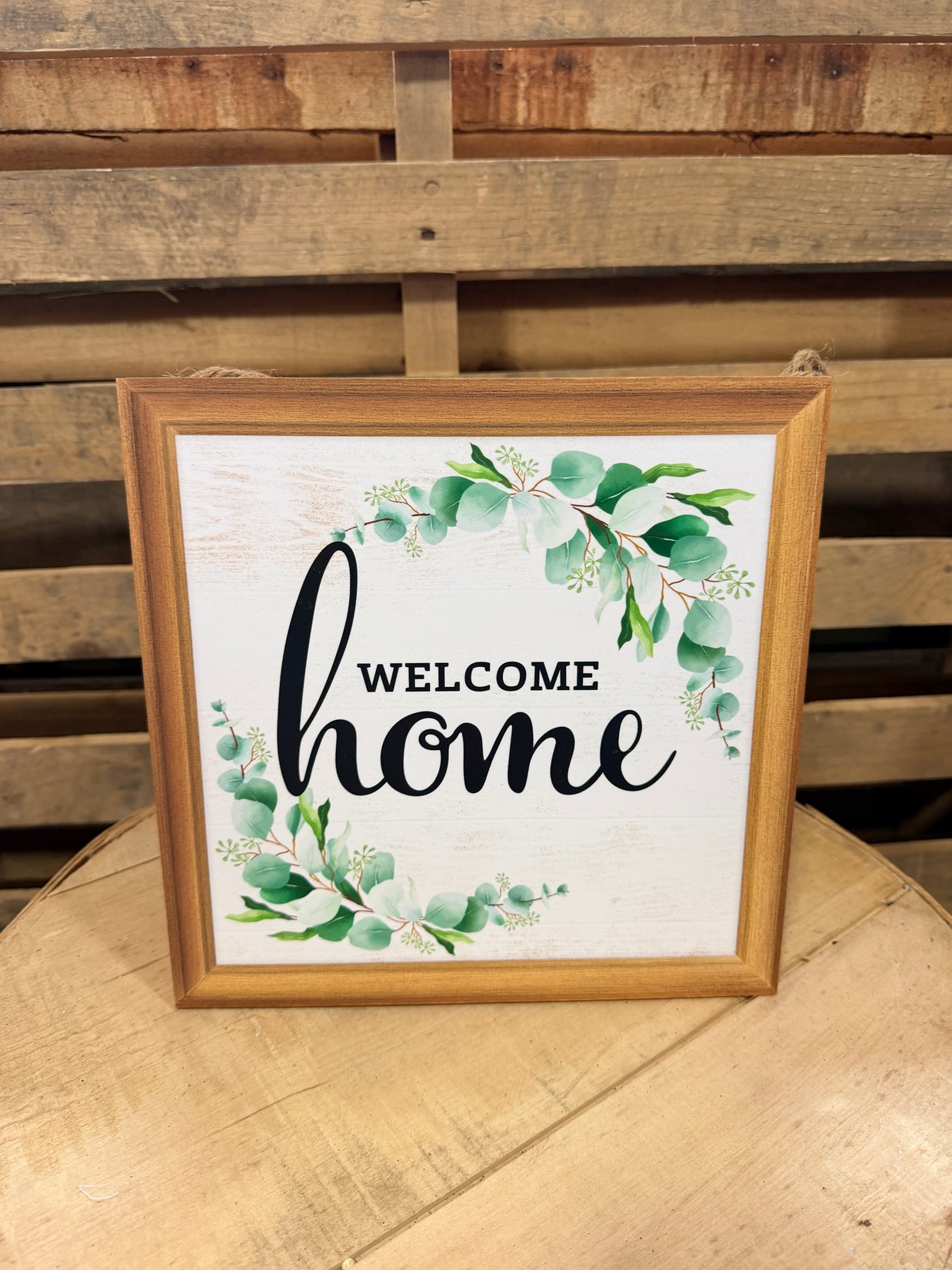 12” Welcome Home  sign - AP7369