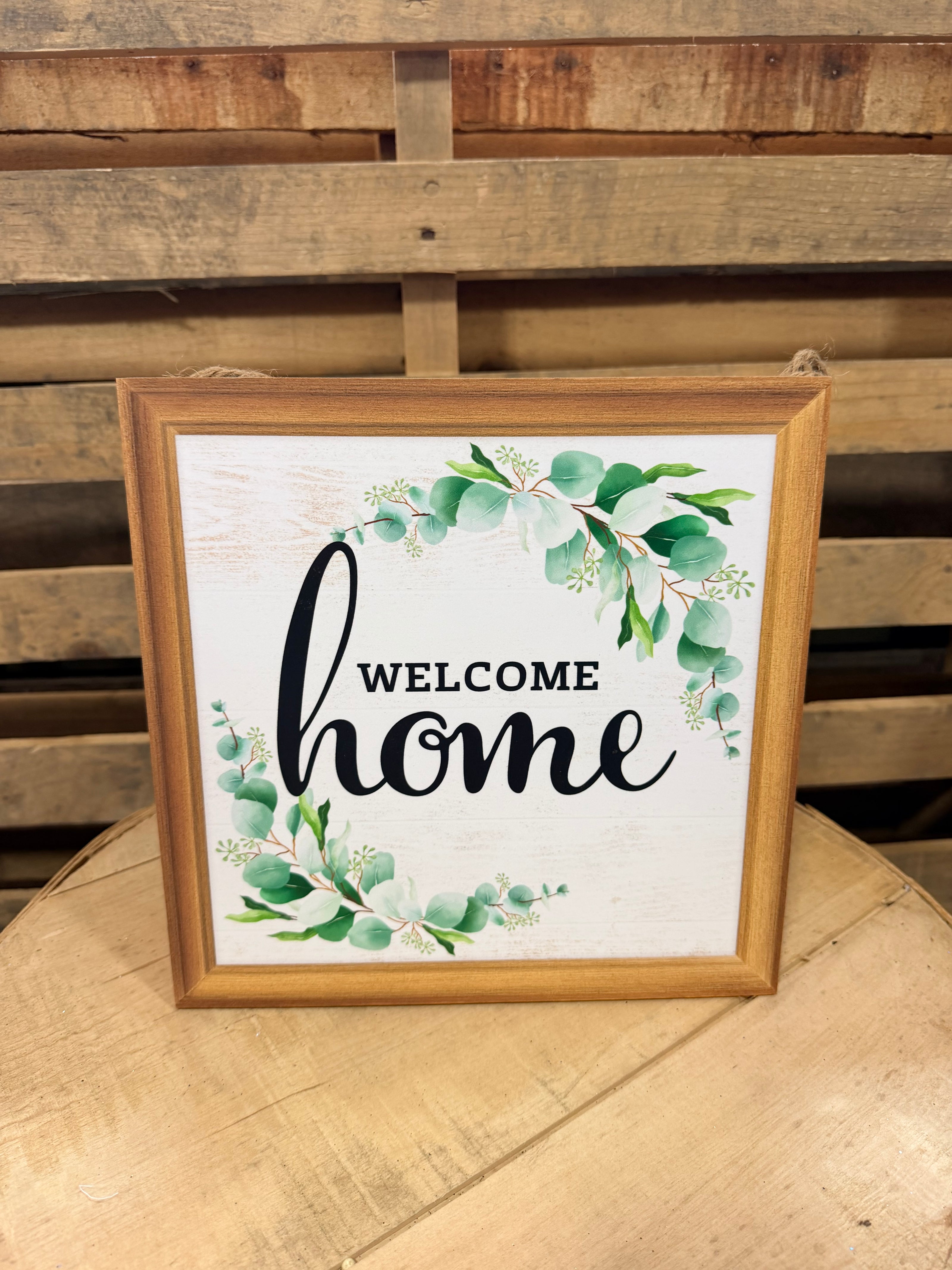 12” Welcome Home  sign - AP7369