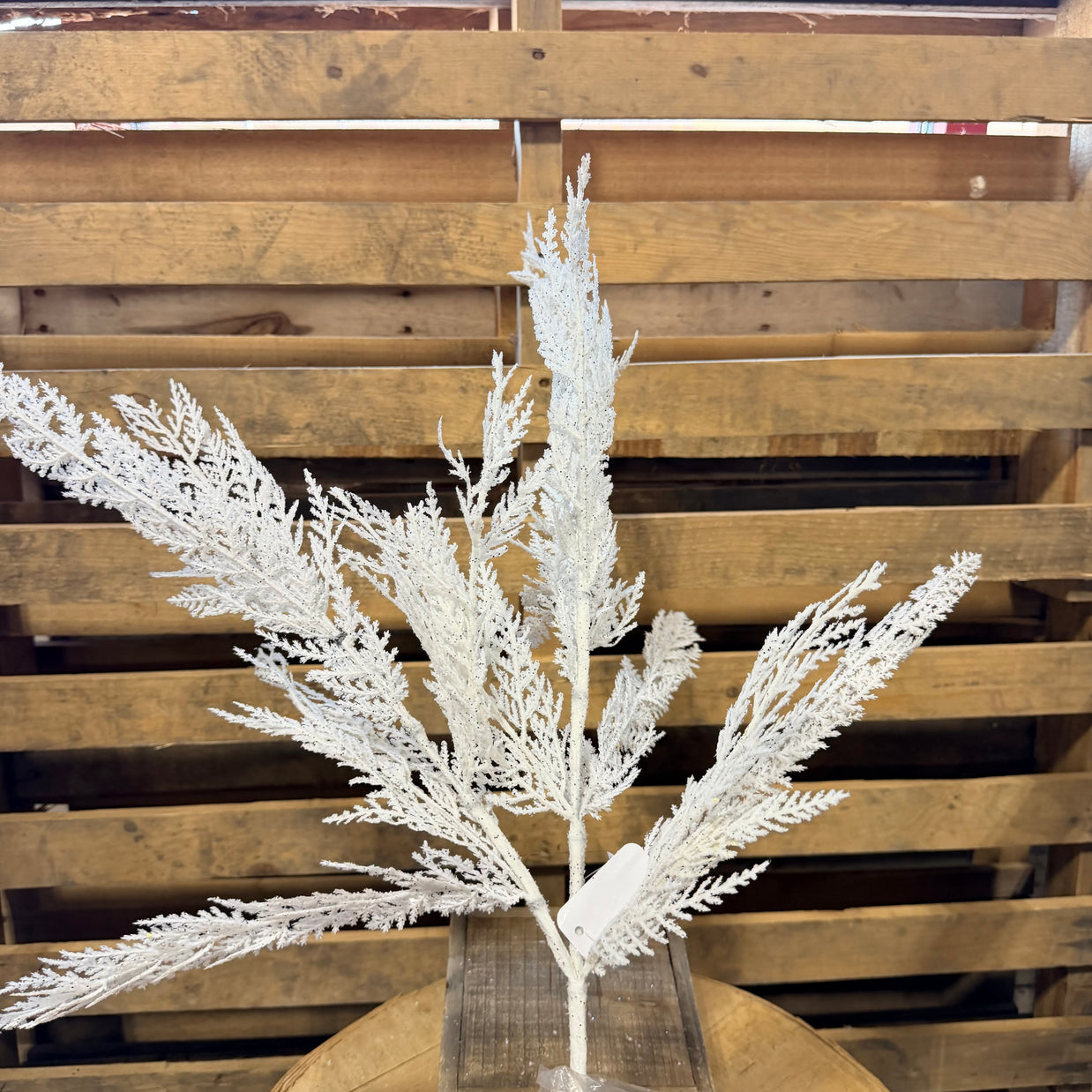 33"L Flocked cedar bush   - XX2471C6