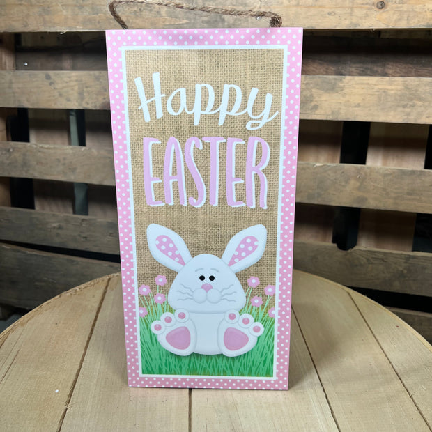 12.5” Happy Easter bunny sign - AP738988