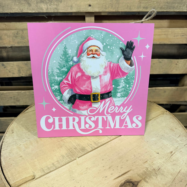 12” Santa sign - AP7469K6