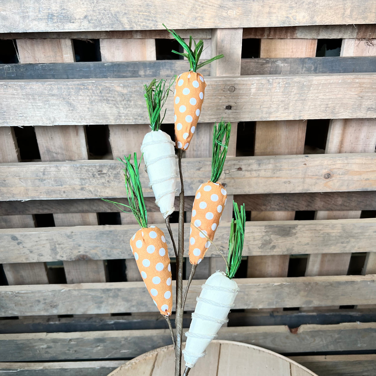 28" twine stripe carrot pick -  63466BNCM
