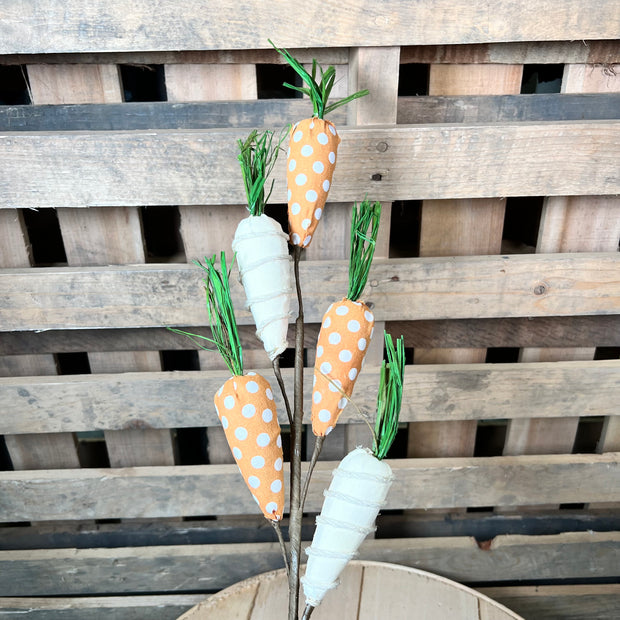 28" twine stripe carrot pick -  63466BNCM