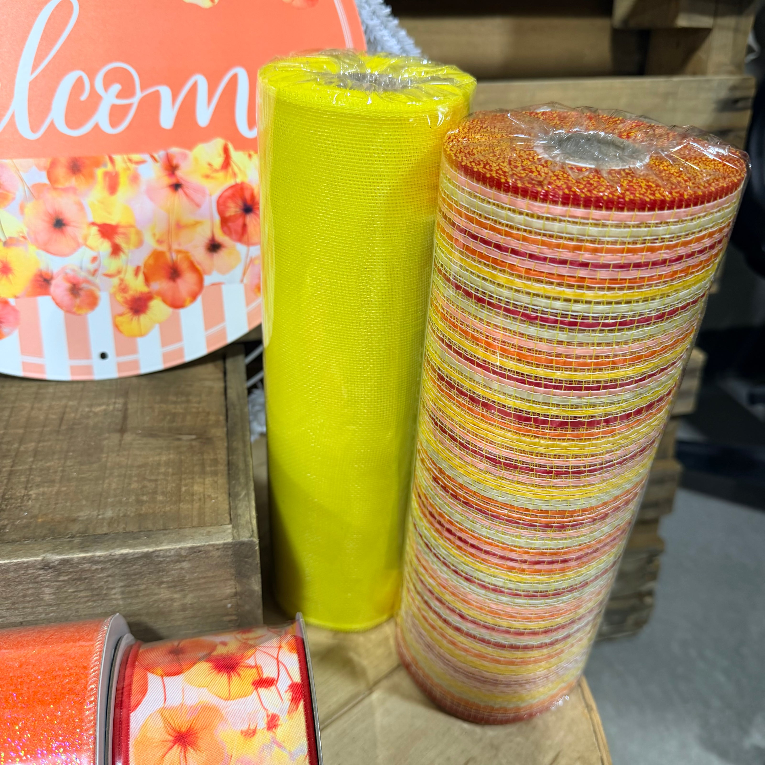 Yellow Poppy wreath kit - DIY wreath kit - Poppykit2