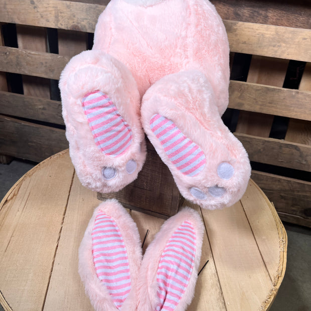 25" pink bunny butt wreath attachment -  HE724915