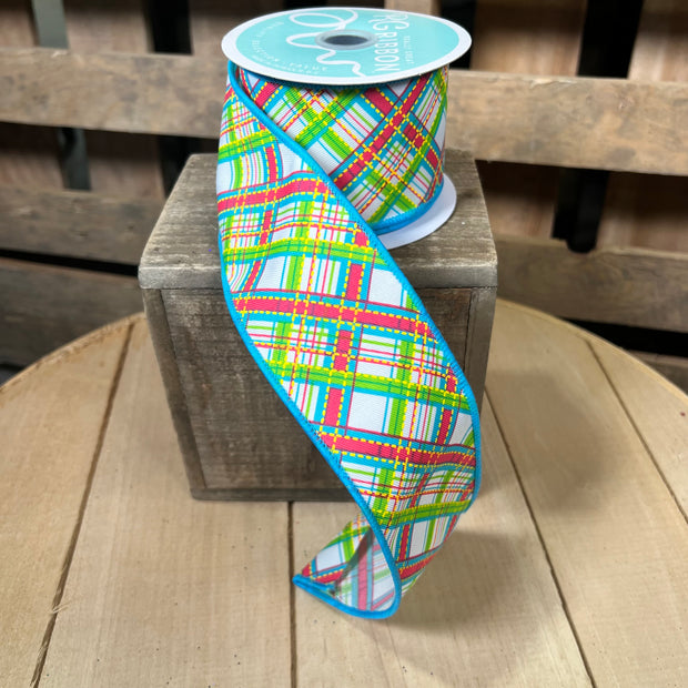 2.5" x 10y diagonal dashWired Ribbon - RGE1850RH