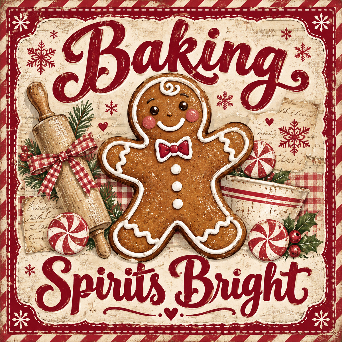 10” Gingerbread bakery  sign