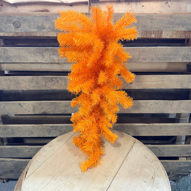 24"H Orange tear drop swag base - XX930520