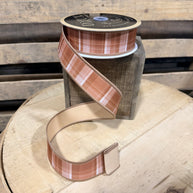 1.5” x 10yd Fall plaid  dlux ribbon - LX12879Y