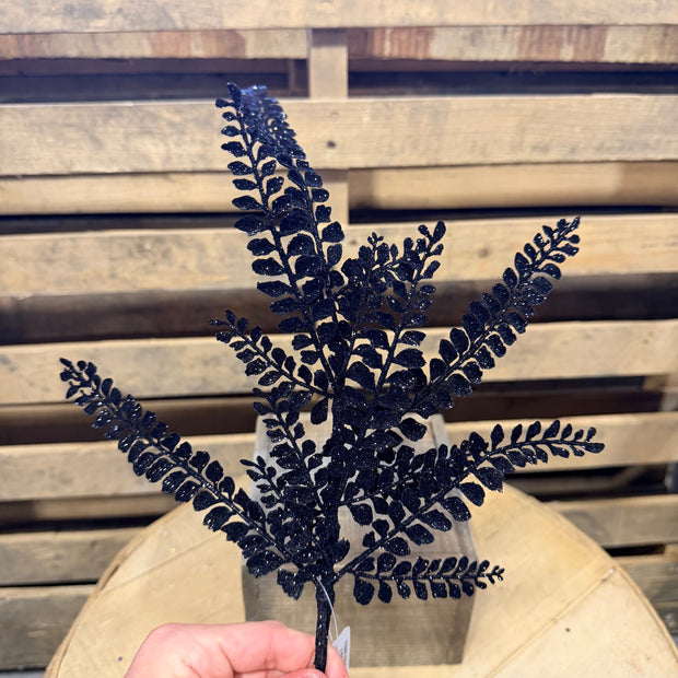 16" black fern spray - XS236302