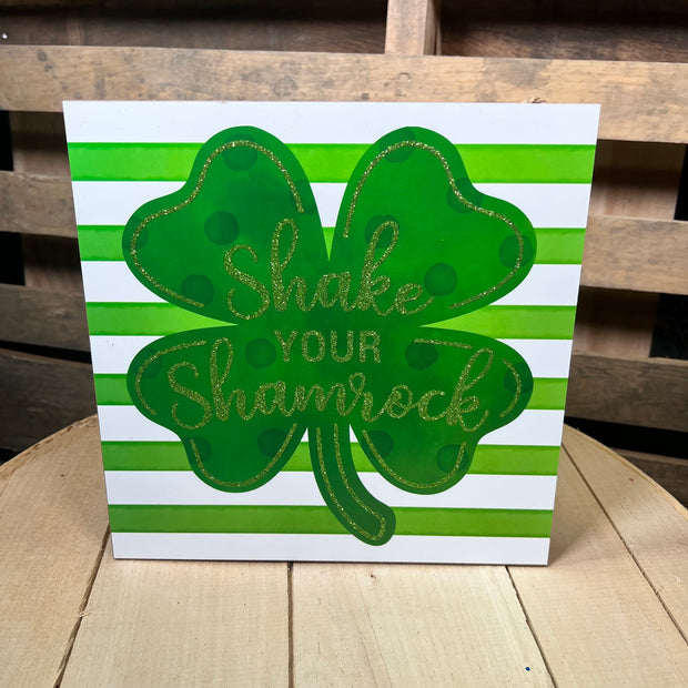 10” Shake your shamrock sign - AP8983