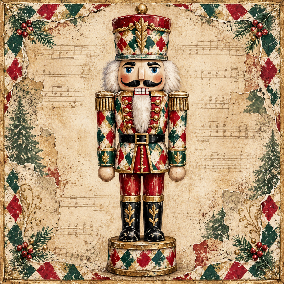 10” Nutcracker sign