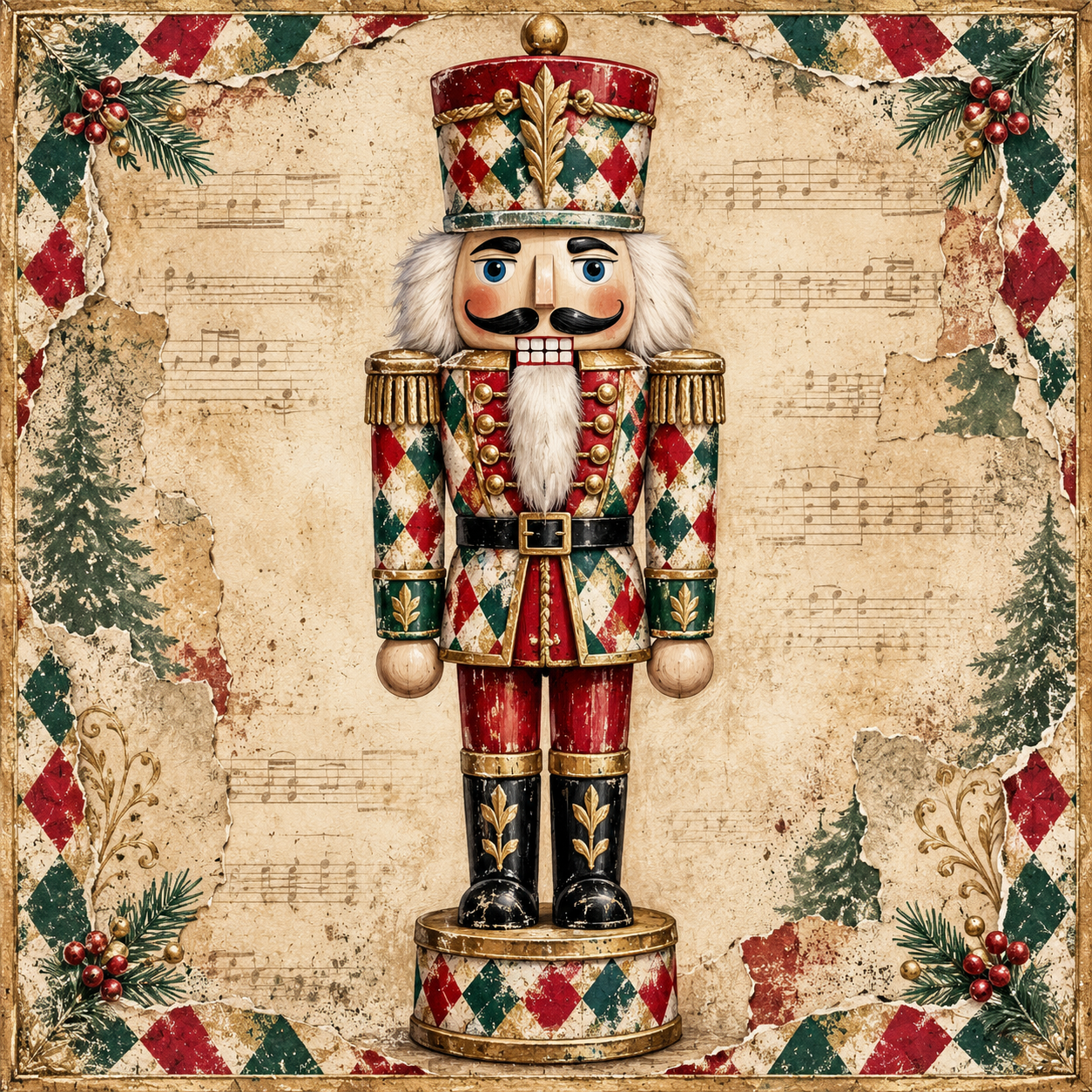 10” Nutcracker sign