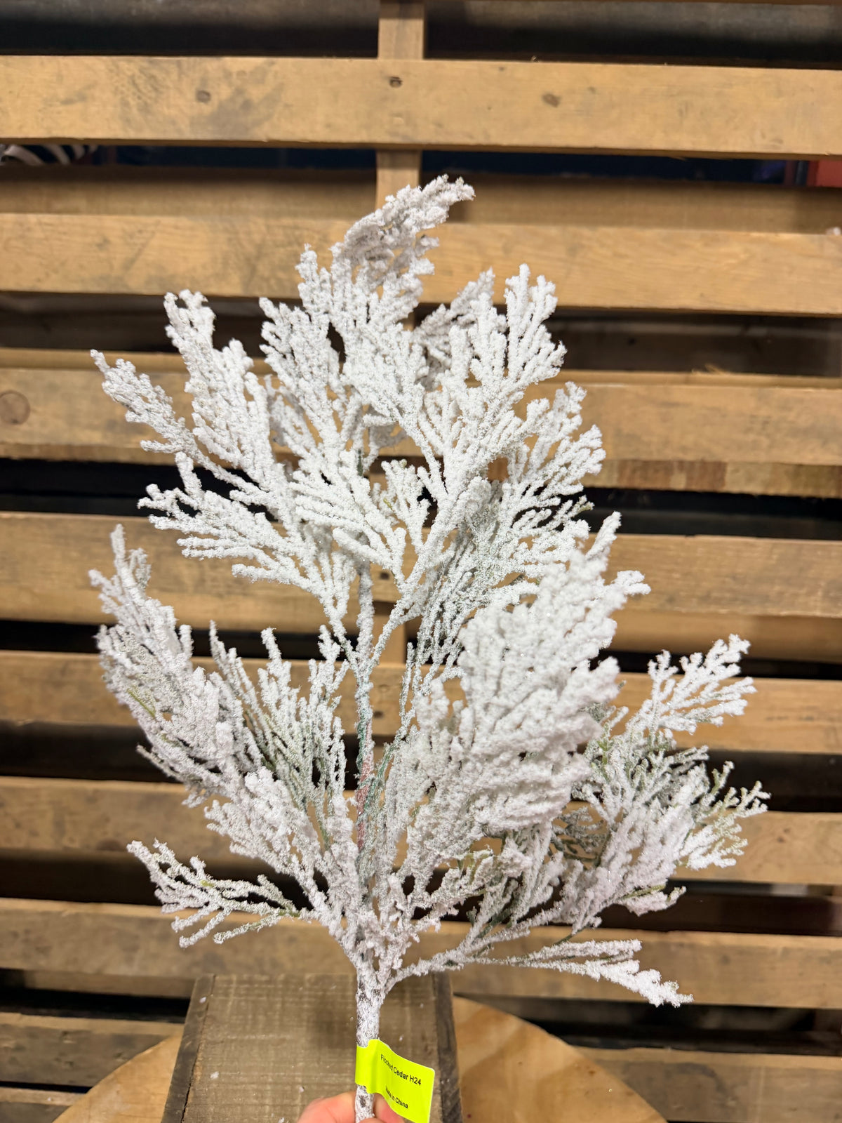 24"L  Flocked Cedar - 85336SP24