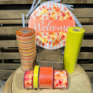 Yellow Poppy wreath kit - DIY wreath kit - Poppykit2