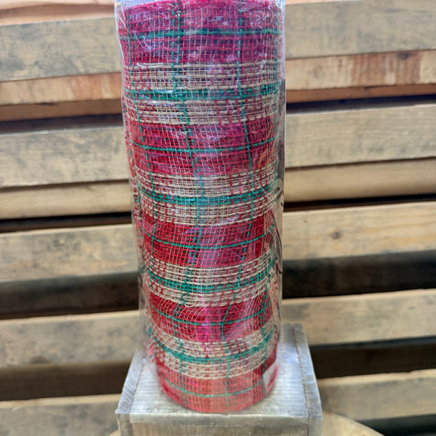 10" x 10Y plaid fabric mesh - Ry8341CY