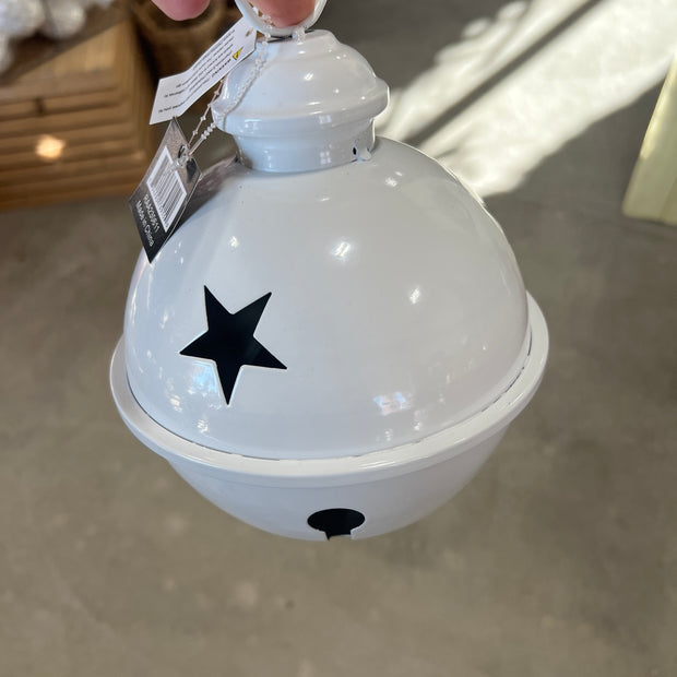 6"DIA White JINGLE BELL - RAA230611