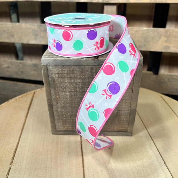 1.5" x 10Y lollipop Wired Ribbon - RGH100015