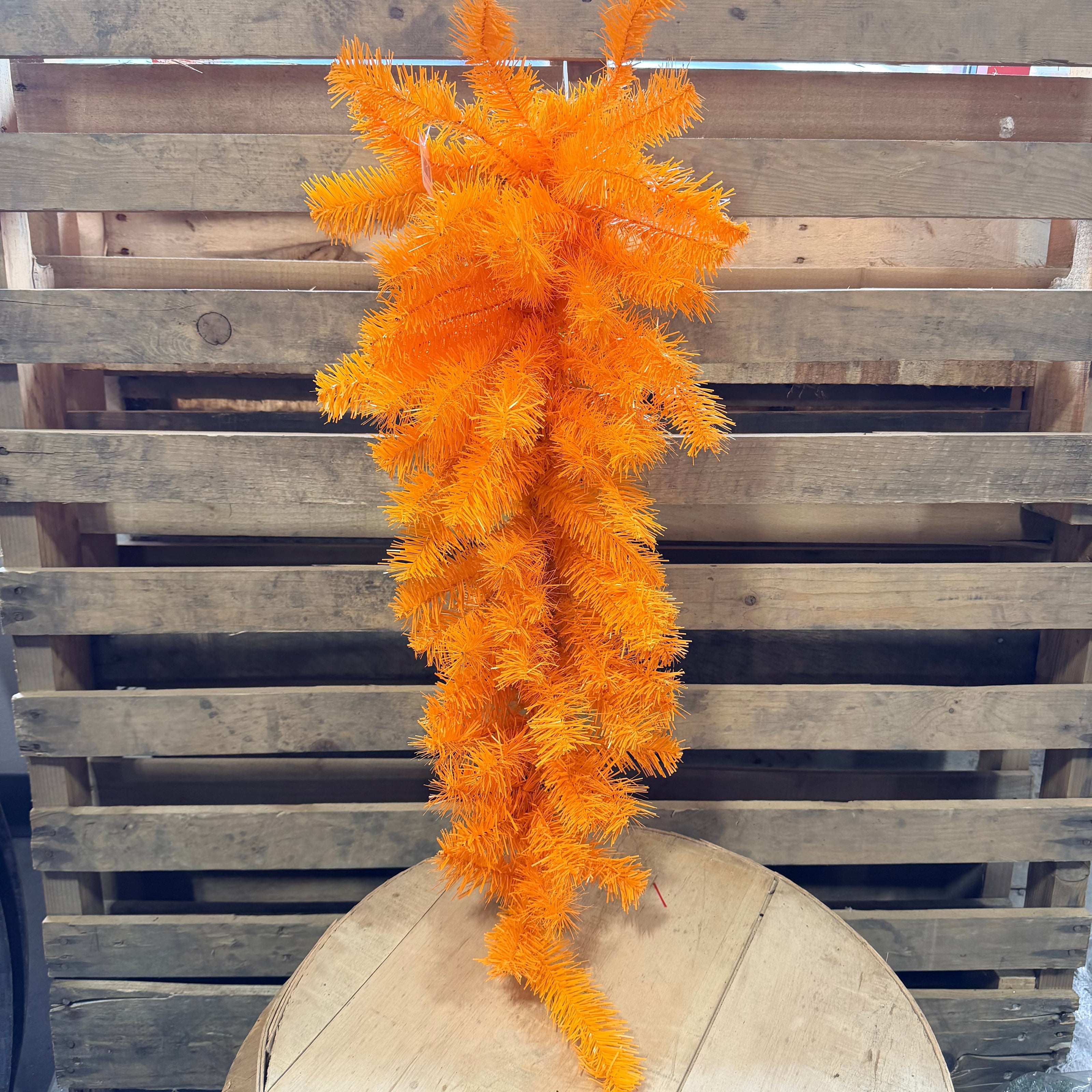 30”H Orange tear drop swag base - XX930620