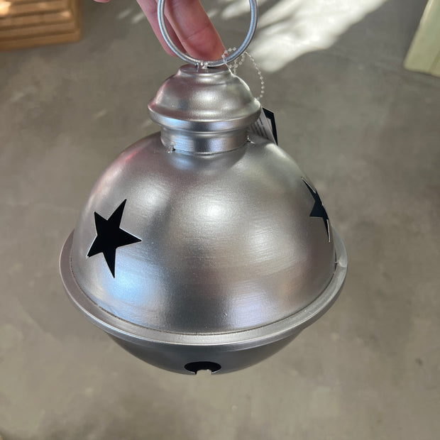 6"DIA Silver JINGLE BELL - RAA230607