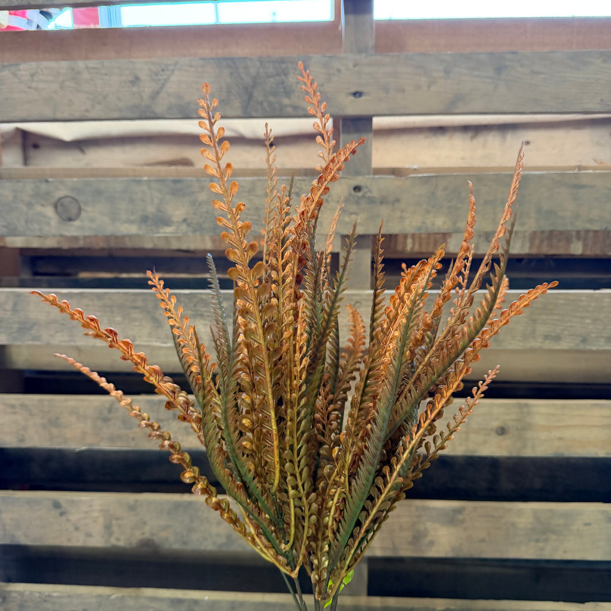 20"  Orange Beaded Grass Bush - 57355OR