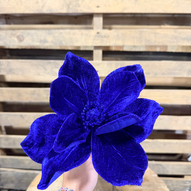 7"D  Blue Magnolia Stem   -  86868BL