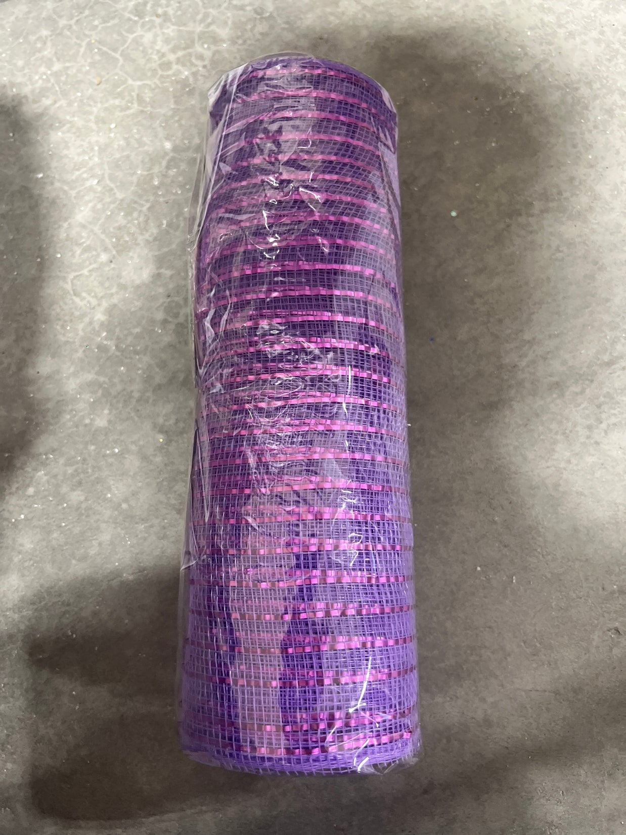 10" x 10Y lavender foil mesh - Ry850013