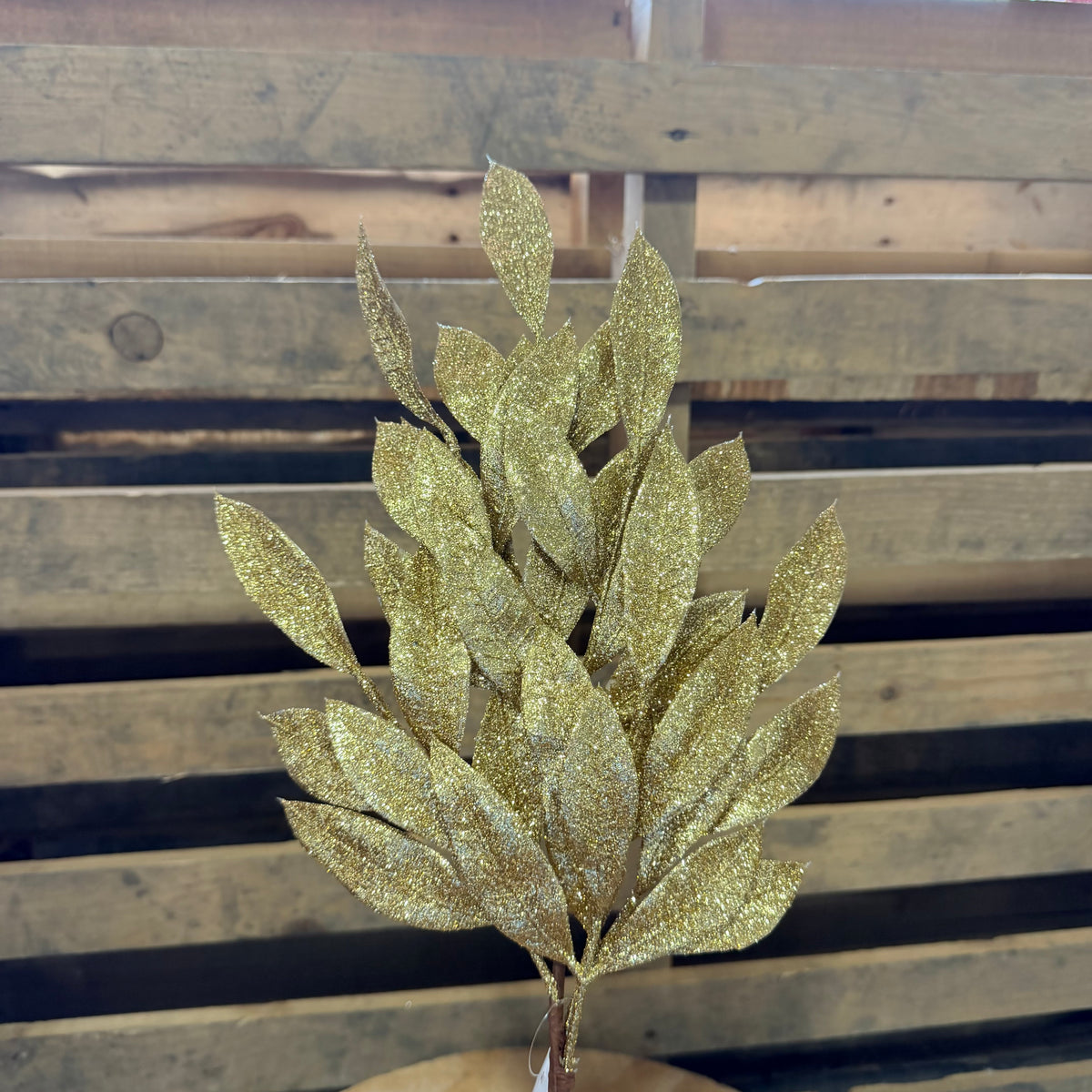 26” LAUREL LEAF SPRAY GOLD - 68451