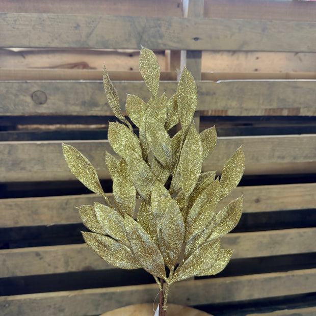 26” LAUREL LEAF SPRAY GOLD - 68451