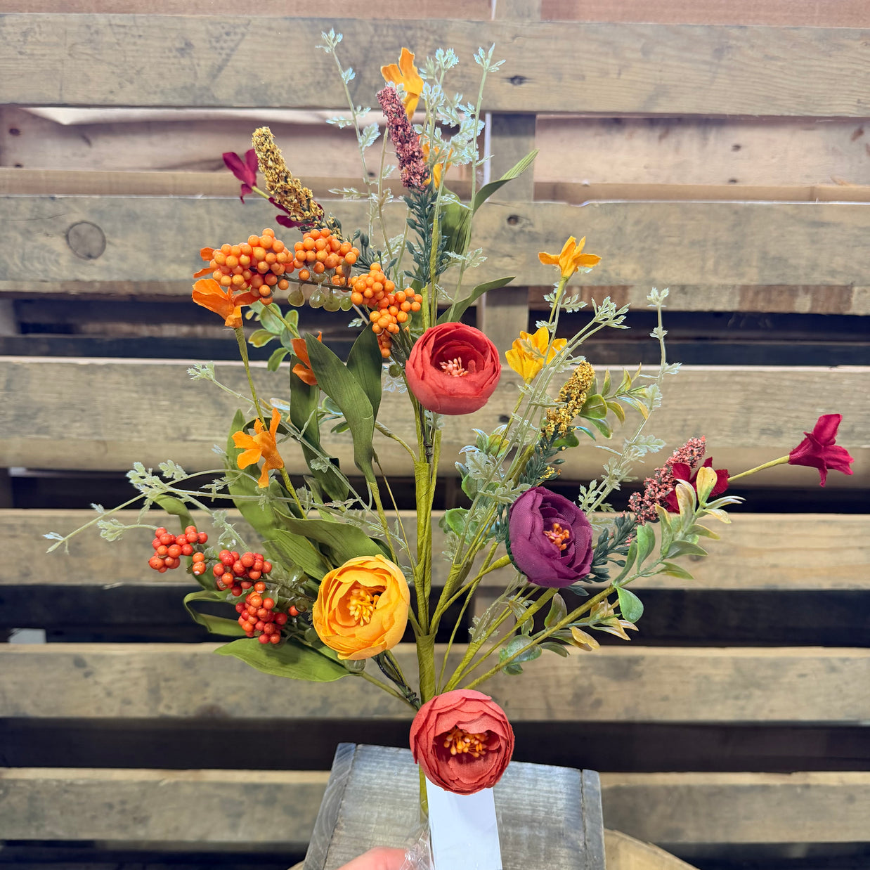 19" Fall floral stem -  HA1837C2