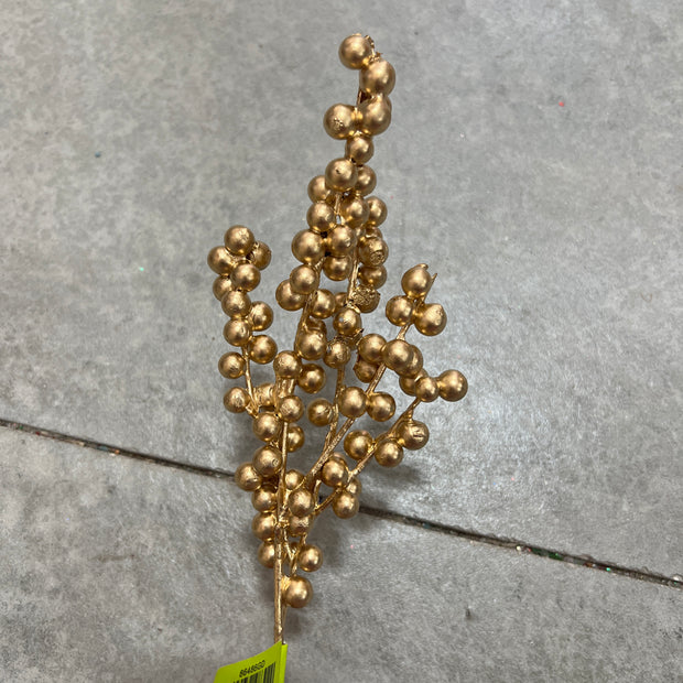 10” Gold Berries  - 86486GD
