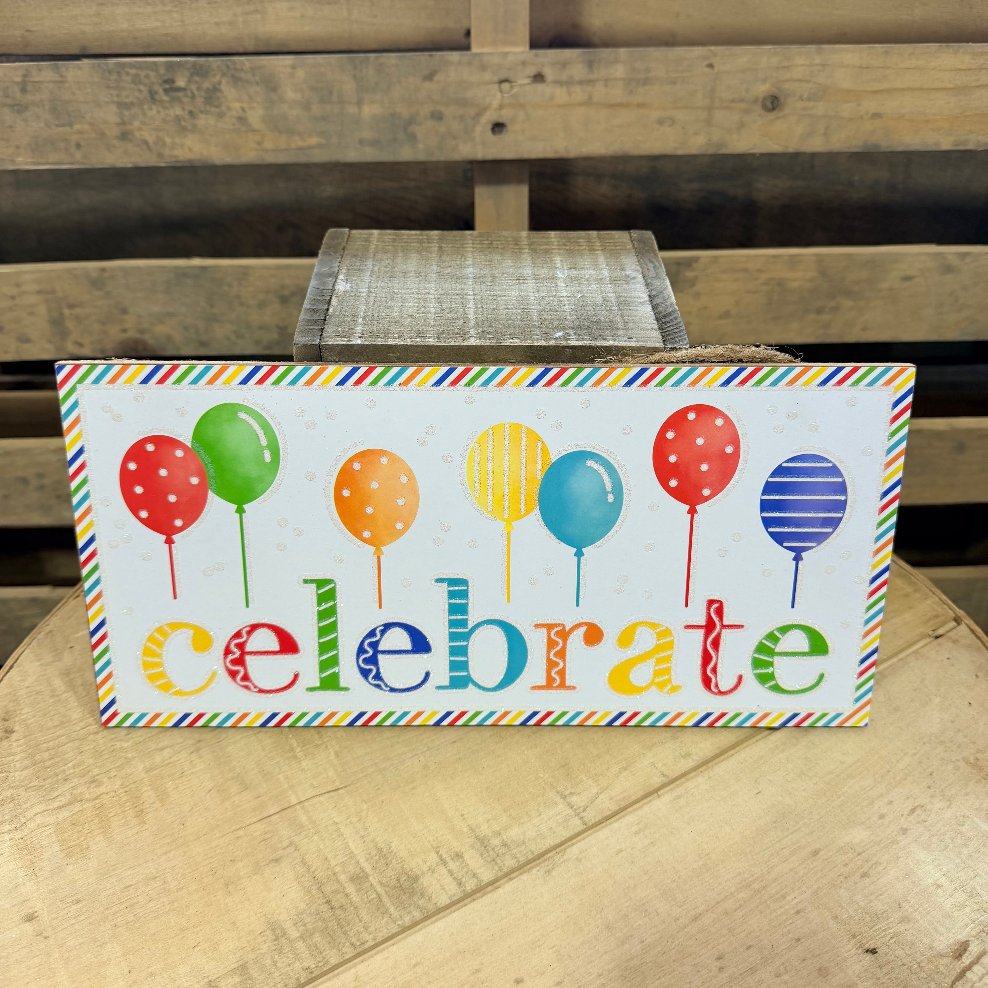 12.5” Celebrate Birthday Sign - AP782962