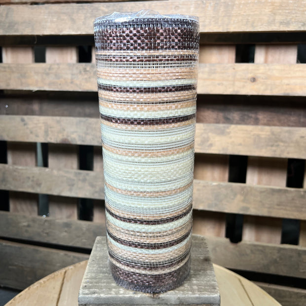 10" x 10Y Vertical ombre stripe mesh - RE13861W