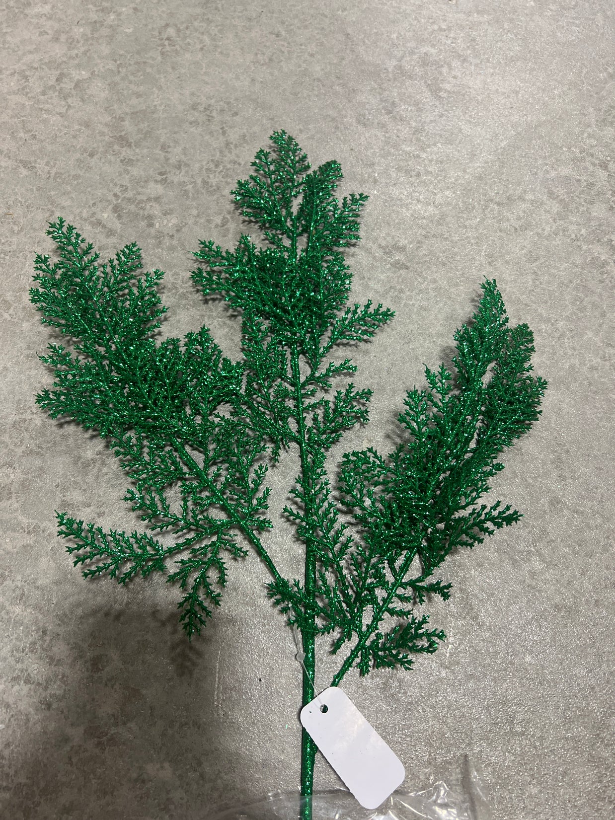 23” green fern pick  - XS250406