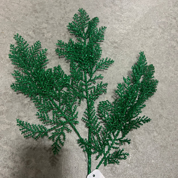 23” green fern pick  - XS250406