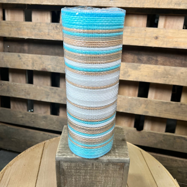 10" x 10Y Vertical ombre stripe mesh - RE13861X