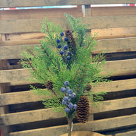Cedar w/ Pinecone and BLUEBERRIES Spray- 38184