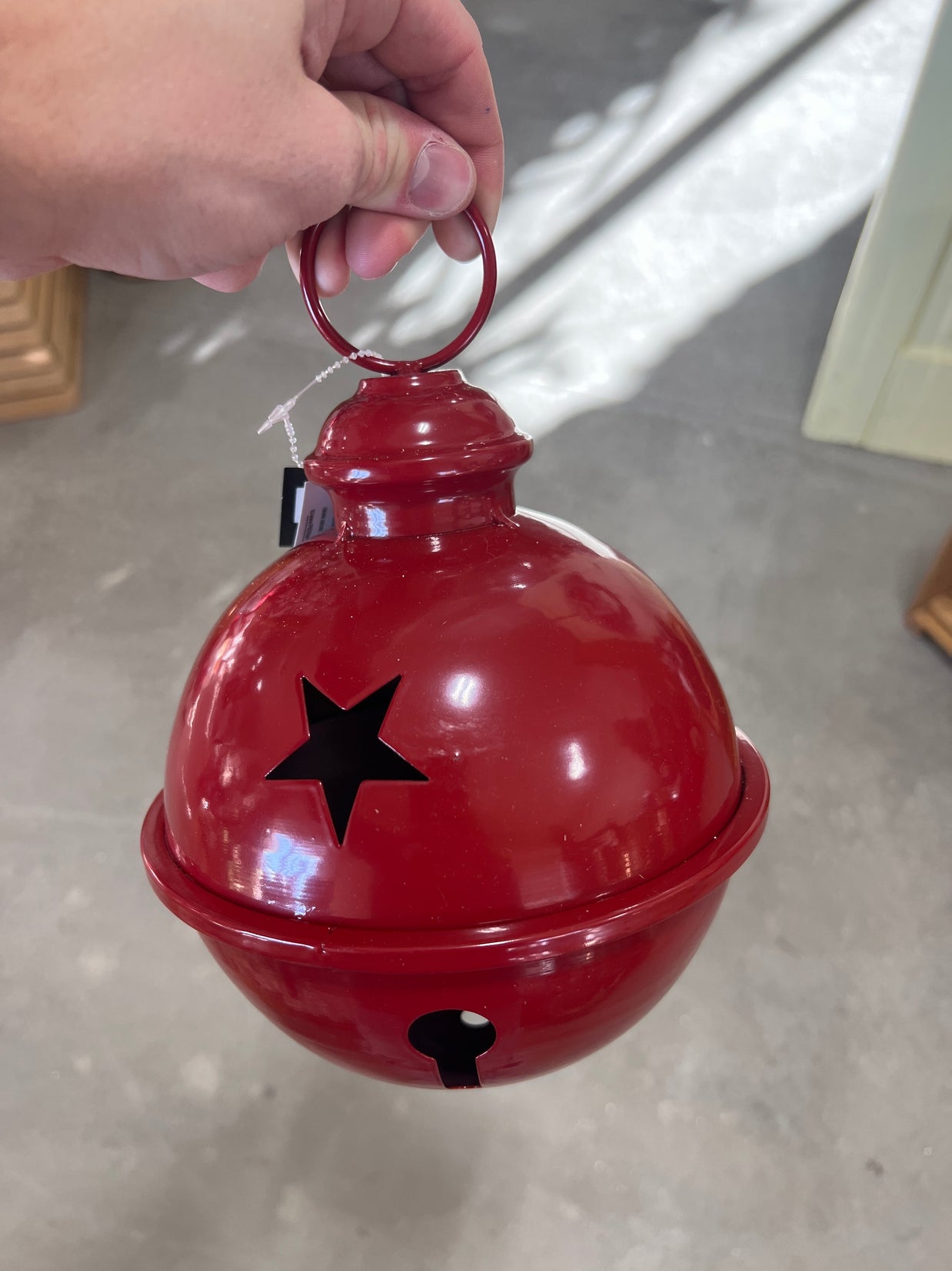 6"DIA Red JINGLE BELL - RAA230603