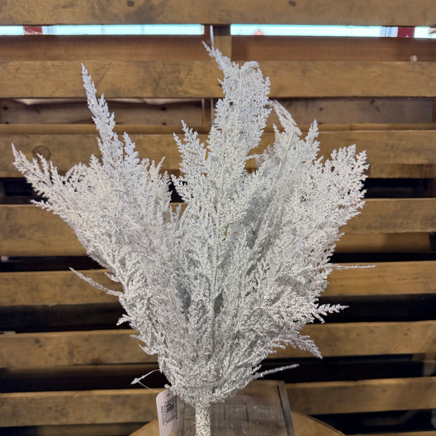 24"L Flocked cedar bush   - XX2470C6