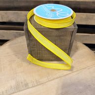 5/8” x 10Y Yellow Wired Ribbon - RGE177829