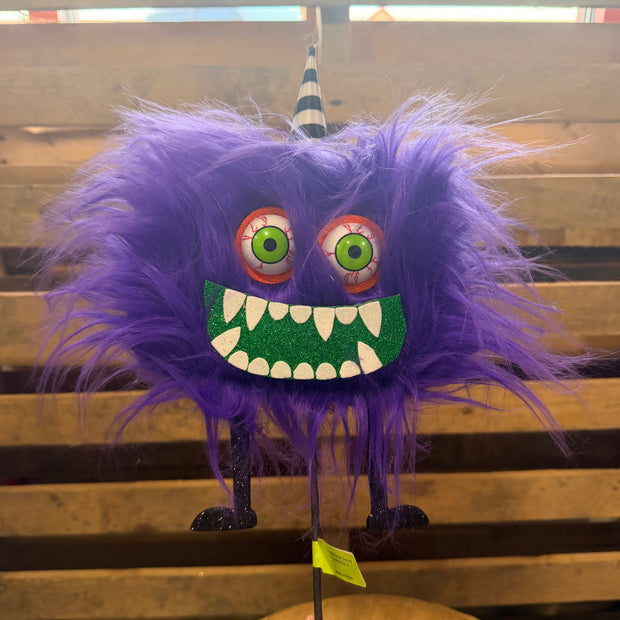 9" Purple Furry Monster Spray   -  57377PU