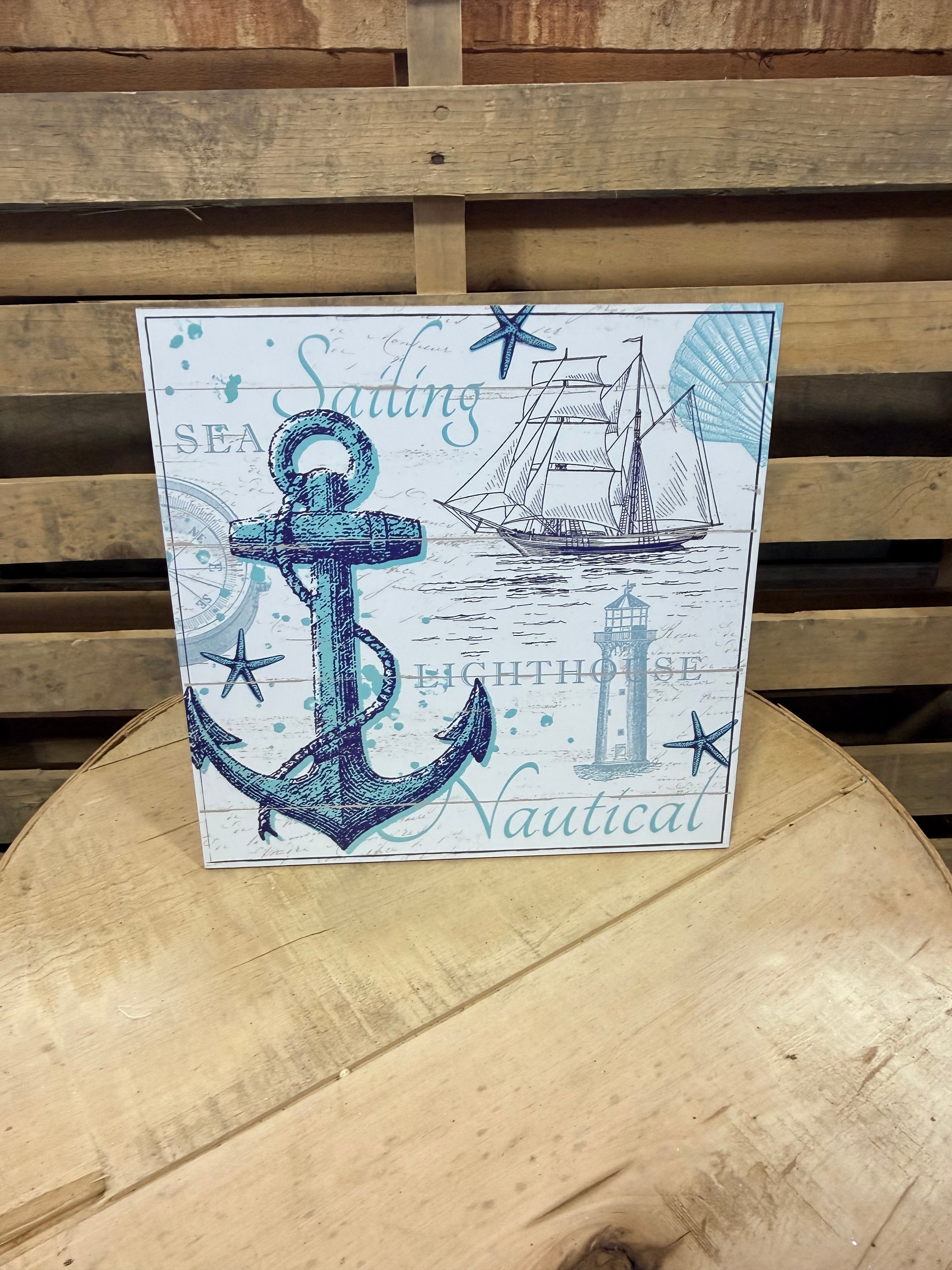 12” Nautical  sign - AP7324